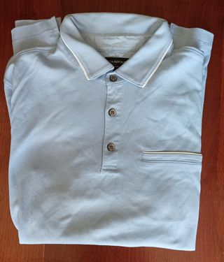 Polo hombre azul. Talla L (USA) Banana Republic