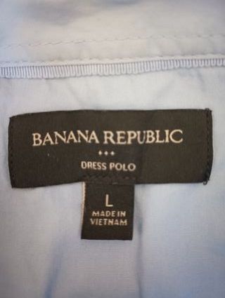 Polo hombre azul. Talla L (USA) Banana Republic