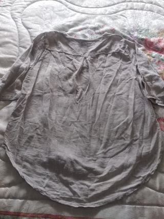 Camisa algodón y lino.