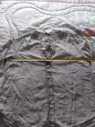 Camisa algodón y lino.