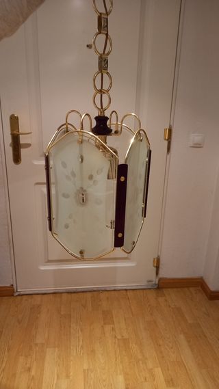 Dos lámparas/faroles para interior