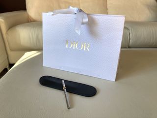 Christian Dior Bolígrafo vintage – Plata&Oro