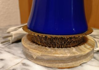 LAMPARA DE PIE ANTIGUA VINTAGE ***RECOJIDA EN MANO