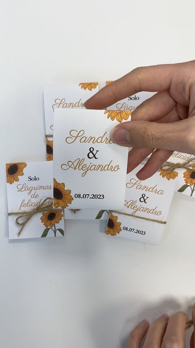 Detalle invitados boda