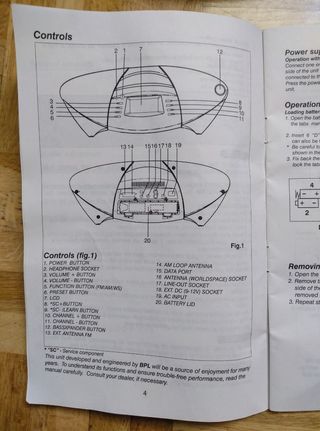 Receptor de radio AM/FM por satélite BPL