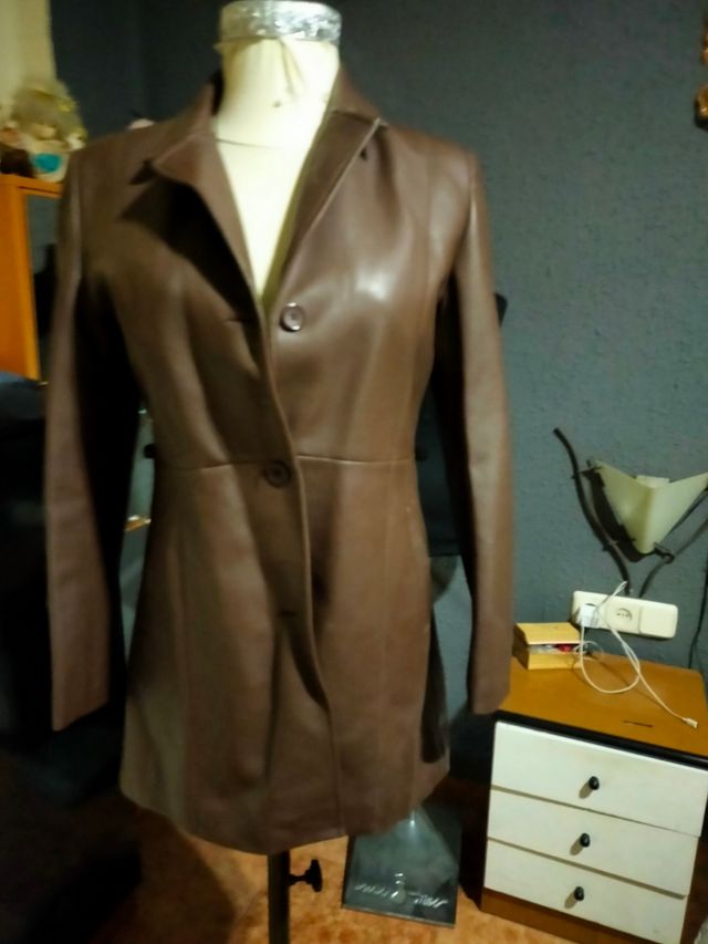 chaqueta marrón