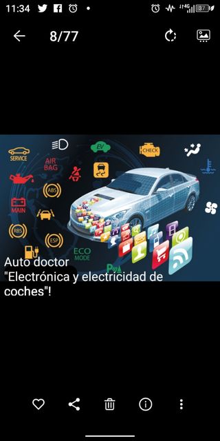 Electricidad y electrónica de coches.