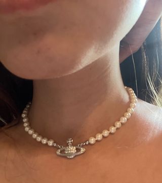 Vivienne Westwood collana di perle choker