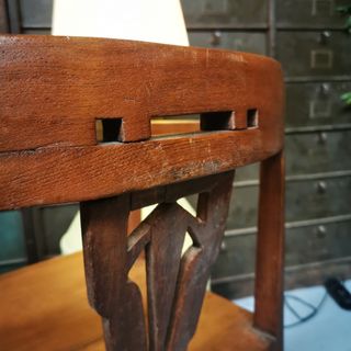 silla antigua sillon. Madera.