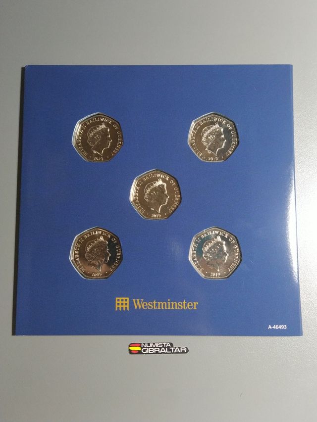 Set 50p Bailiwick of Guernsey , Pantomime 2019