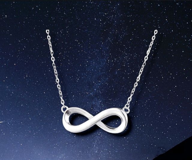Colgante infinito PLATA