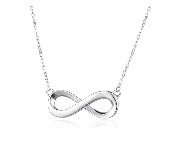 Colgante infinito PLATA