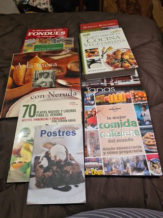 Libros de cocina. Varios precios.