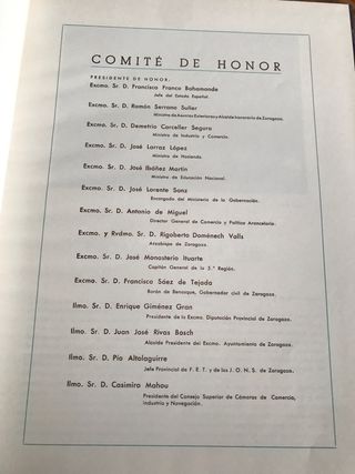 Álbum Memoria 1º Feria Nacional Muestras Zaragoza