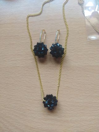 conjunto cristal Swarovski 