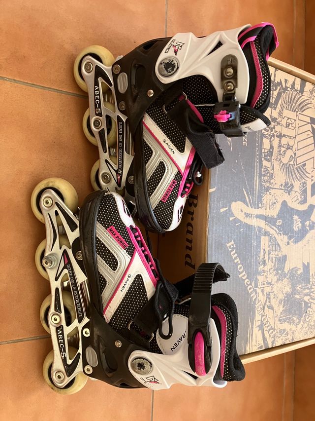 Patines En Línea talla: 32-35 + casco de Regalo