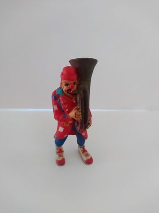 FIGURA PVC PAYASO MICOLOR AÑOS 80