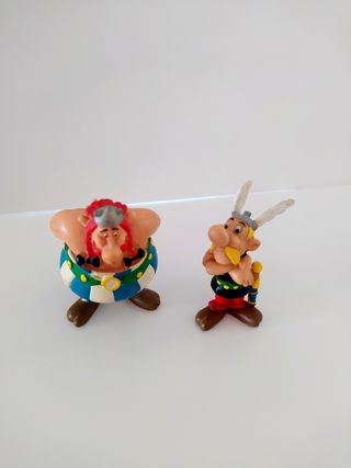 Figuras Astérix y Obélix PVC años 90