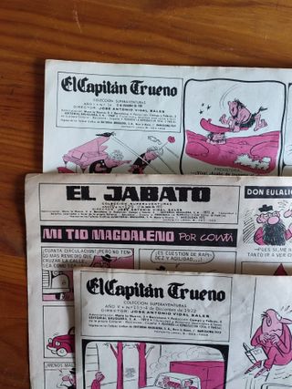 Tebeos Capitán Trueno y Jabato