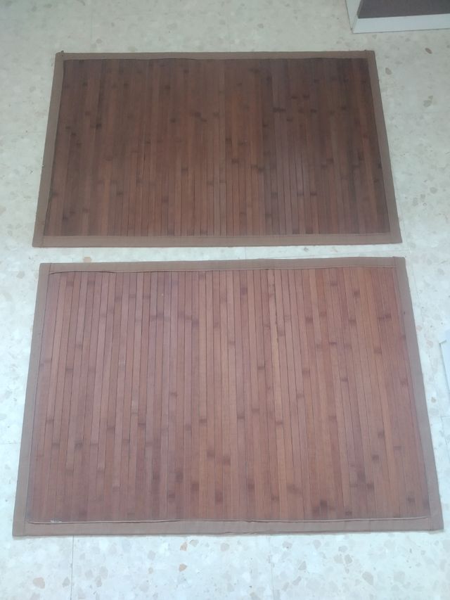 Alfombra de bambú