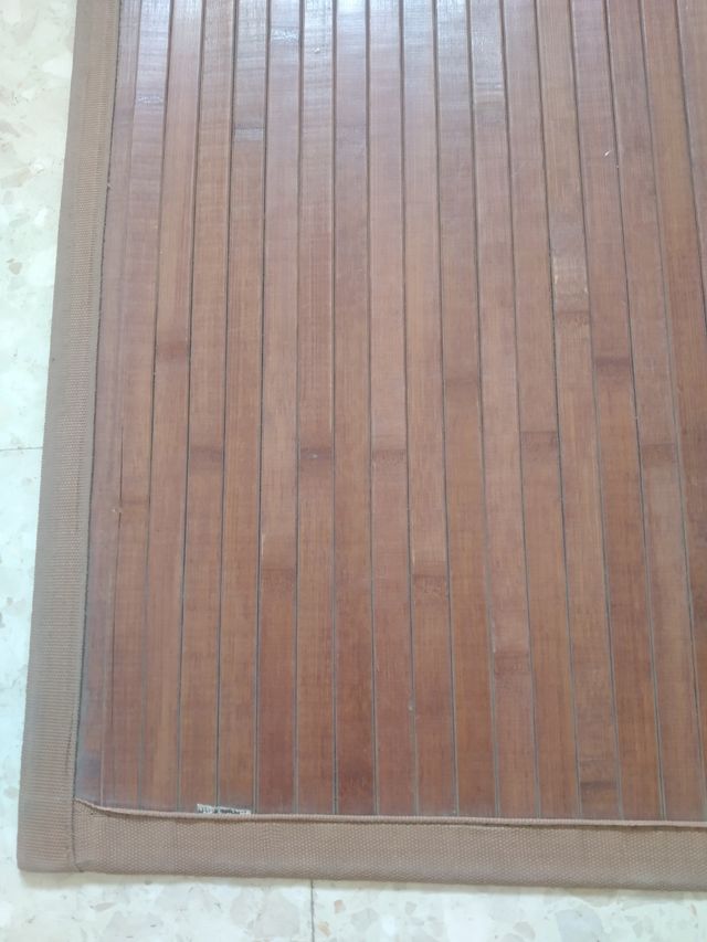 Alfombra de bambú