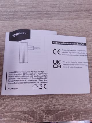 Adaptador de fuente alimentación con 7 conectores