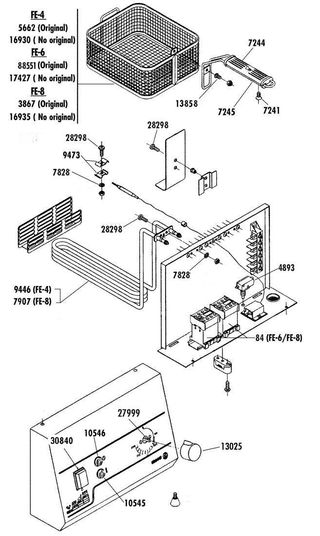 Recambios maquinaria industrial.