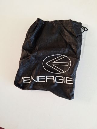 Cartera negra de piel Energie