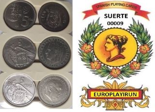 6 MONEDAS DE 5 PESETAS DIVERSAS