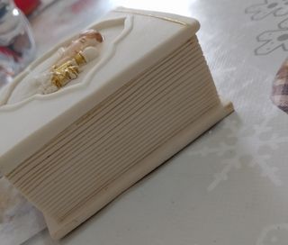 scatolina a forma di libro per prima comunione