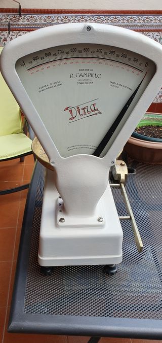 bascula antigua,restaurada