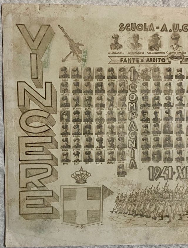 Italia, Mussolini, 1941, XIX promoción Es. Militar