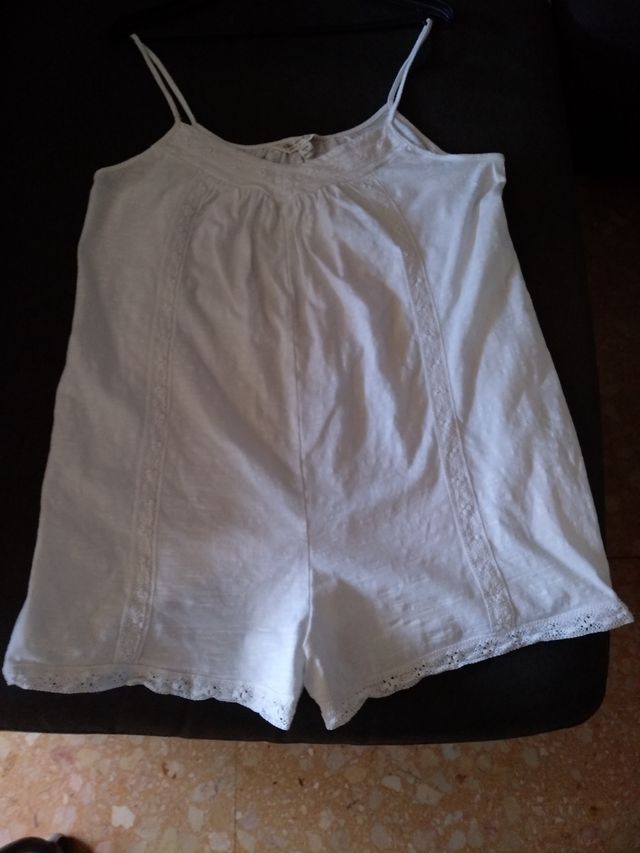 Mono corto 100% algodón T.38