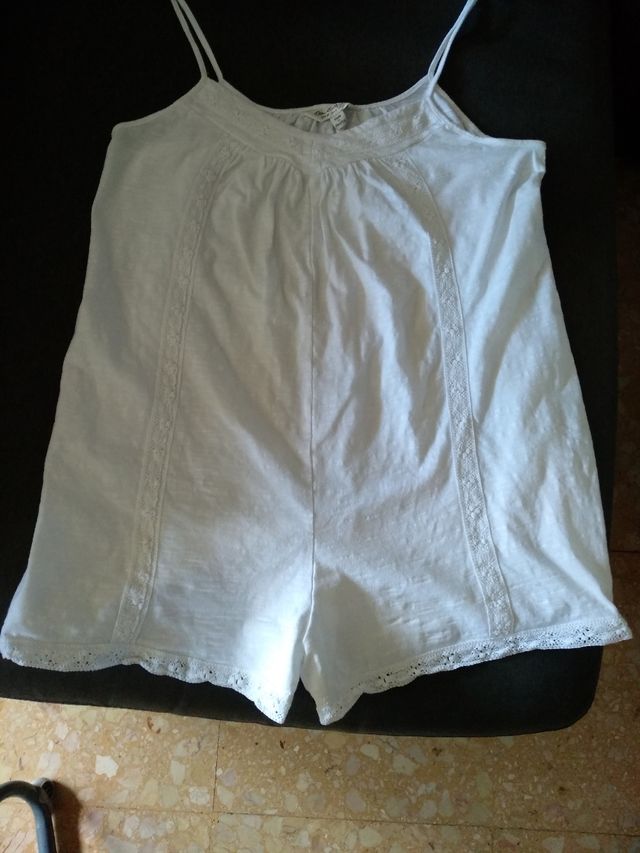 Mono corto 100% algodón T.38