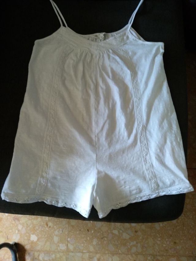 Mono corto 100% algodón T.38