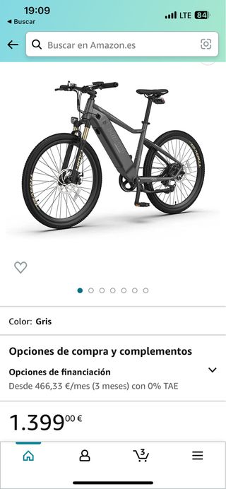 Bicicleta electrica himo c26