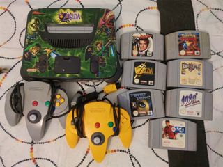 Nintendo 64 +7 juegos +expansion y controller pack