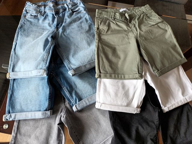 Bermudas tallas 12 y 13 varias marcas