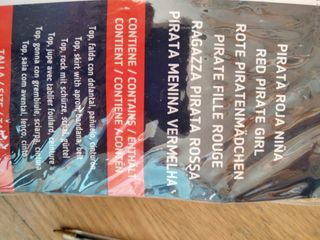 Disfraz pirata niña