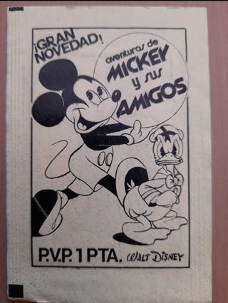 SOBRES CERRADOS AVENTURAS DE MICKEY Y SUS AMIGOS