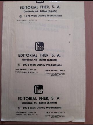 SOBRES CERRADOS AVENTURAS DE MICKEY Y SUS AMIGOS