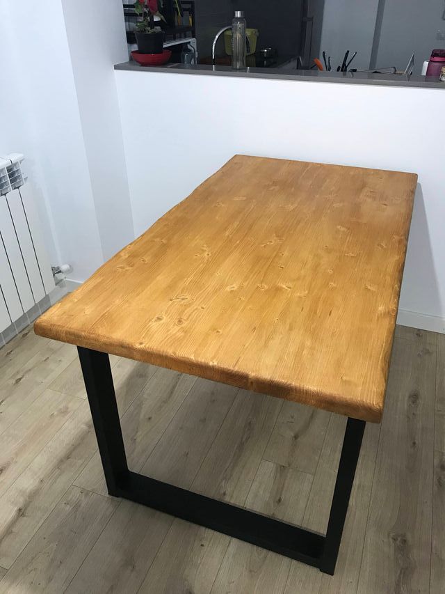Mesa Comedor Estilo Industrial