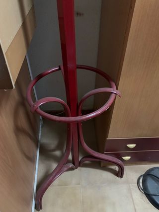 Perchero y paragüero antiguo tipo Thonet