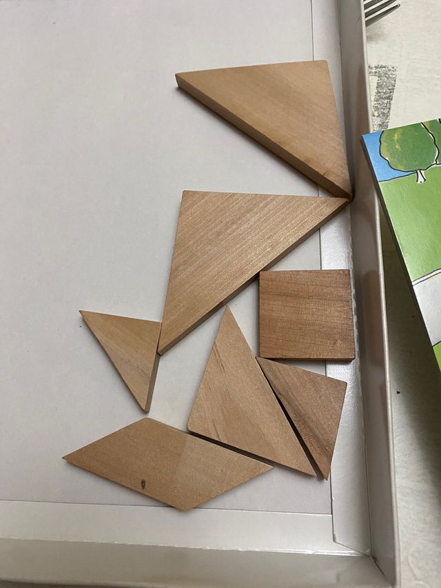Tangram puzzle ilustrado 