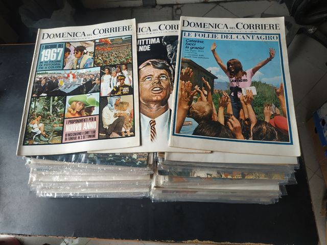 la domenica del corriere anno 1968 completo