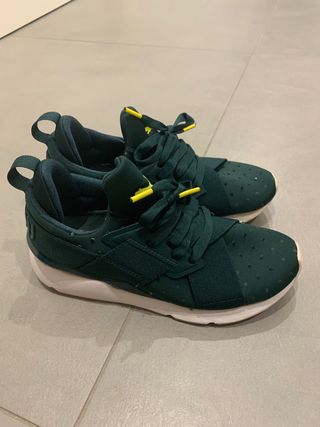 Bambas Puma verde mujer 37,5
