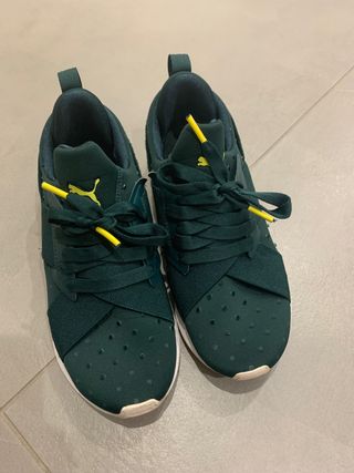 Bambas Puma verde mujer 37,5