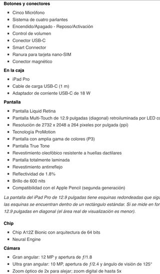 iPad Pro 12,9 + Pencil + Teclado Logitech