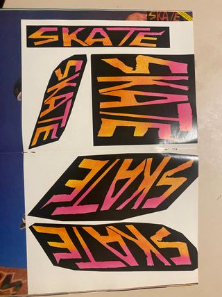 Skate Riviste - cataloghi - adesivi anni 90.