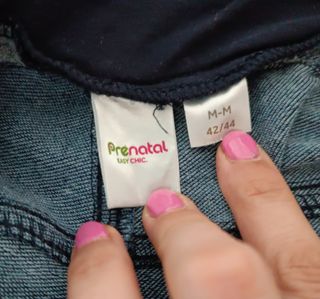 Pantalón embarazada o premamá. Prenatal. Talla M.